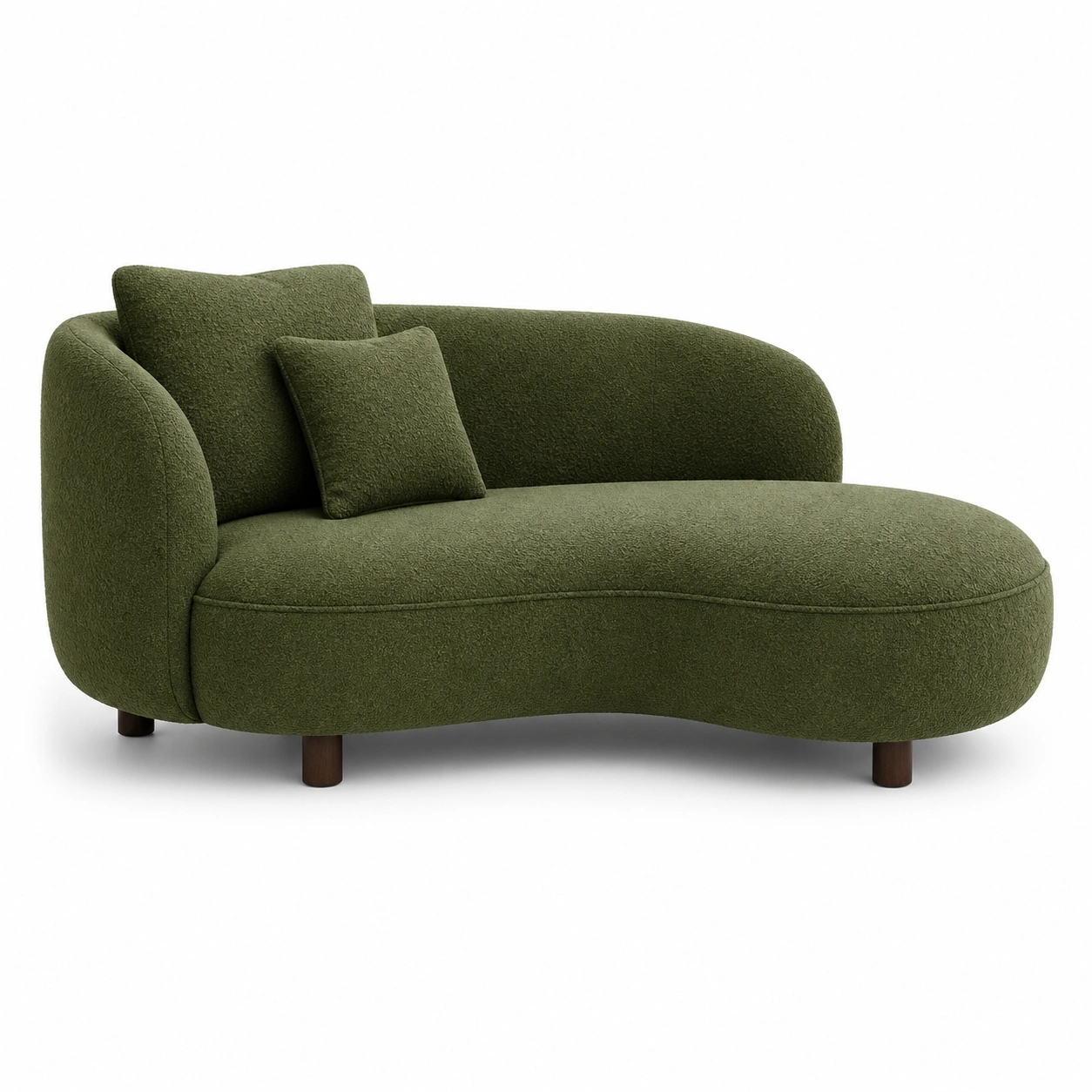 Sofa szezlong zielona nowoczesna-Ulorven